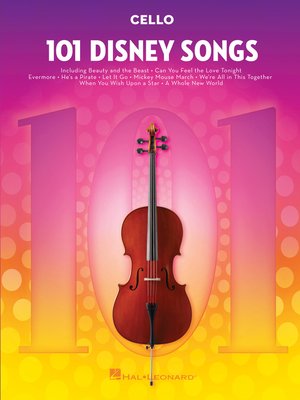 cover image of 101 Disney Songs for Cello